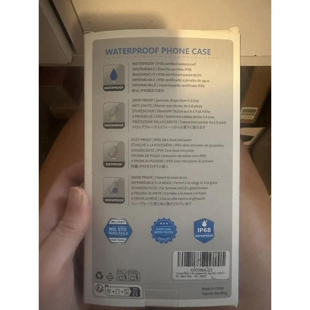 Cozycase for iPhone 13 Pro Waterproof Case Full Body Heavy Duty Black